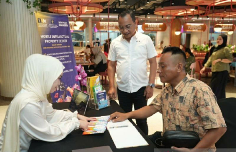 Kanwil Kemenkum Sumsel buka layanan kekayaan intelektual di mal