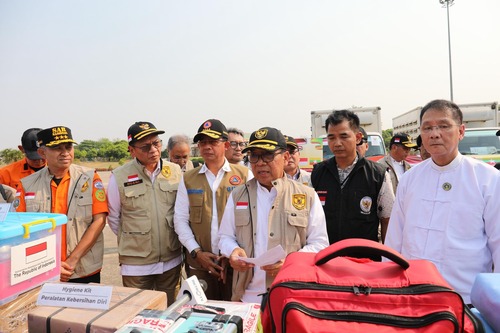 Bantuan Indonesia ke Myanmar ke-3 diantar Menko Pratikno