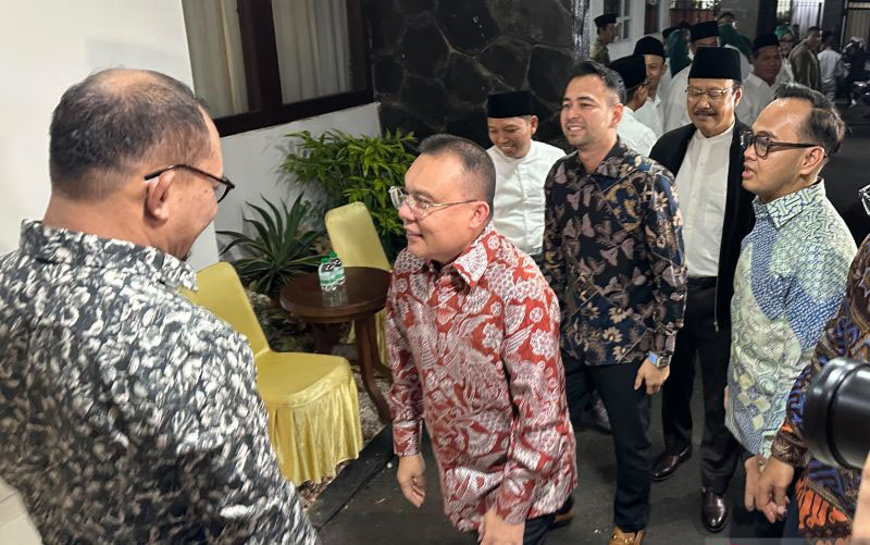 Dasco, Raffi Ahmad, hingga Ahmad Dhani hadiri halalbihalal Cak Imin