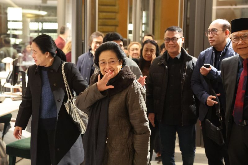 Megawati tiba di Roma untuk hadiri World Leaders Summit