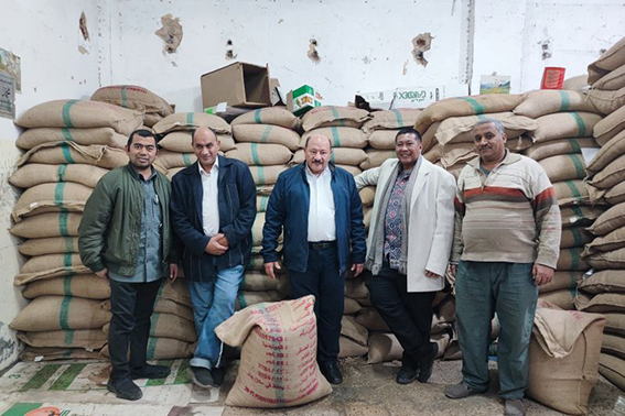 KBRI Kairo tinjau penerimaan 600 ton biji kopi robusta asal Lampung KBRI Kairo tinjau penerimaan 600 ton biji kopi robusta asal Lampung