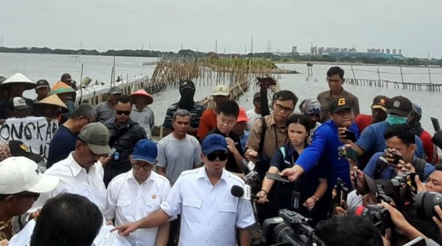 Nusron kaget pagar laut Bekasi memiliki SHGB seluas 581 hektare Nusron kaget pagar laut Bekasi memiliki SHGB seluas 581 hektare