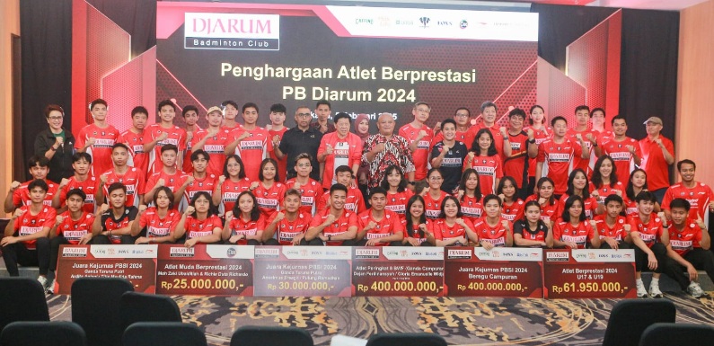 Bakti Olahrga Djarum Foundation apresiasi atlet PB Djarum torehkan prestasi di 2024 Bakti Olahrga Djarum Foundation apresiasi atlet PB Djarum torehkan prestasi di 2024Â