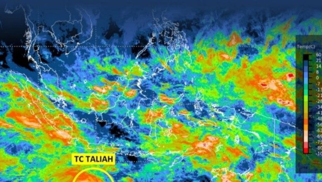 BMKG deteksi siklon tropis Taliah tingkatkan hujan di Jakarta