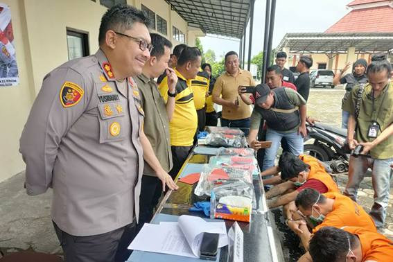 Polisi tangkap pelaku penganiayaan hingga tewas di Lampung Selatan Polisi tangkap pelaku penganiayaan hingga tewas di Lampung Selatan