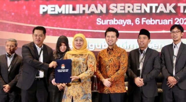 KPU Jatim tetapkan Khofifah-Emil sebagai Gubernur dan Wagub terpilih KPU Jatim tetapkan Khofifah-Emil sebagai Gubernur dan Wagub terpilih