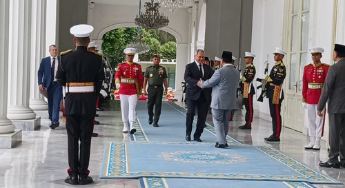Prabowo terima kunjungan Sekretaris Dewan Keamanan Rusia