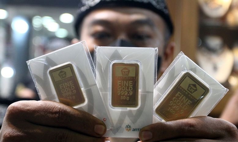 Harga emas Antam tembus Rp1,701 juta per gram Harga emas Antam tembus Rp1,701 juta per gram
