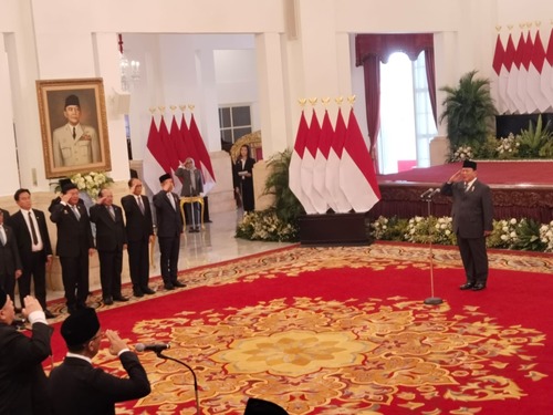 Reshuffle, Prabowo lantik Menteri Dikti Saintek baru