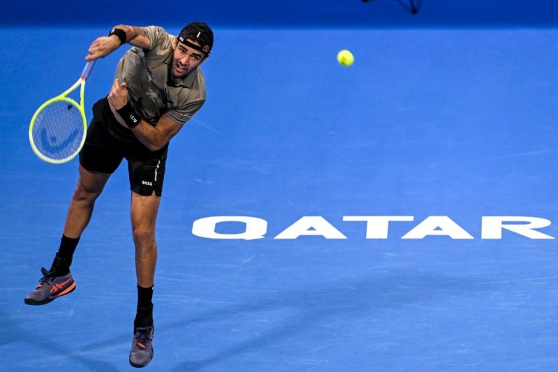 Berrettini kalahkan Djokovic pada babak pertama di Doha Berrettini kalahkan Djokovic pada babak pertama di Doha