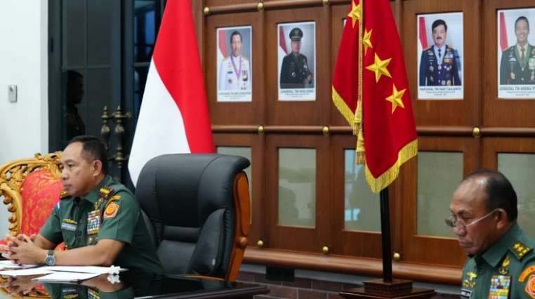 Panglima TNI ikuti pertemuan CHODs secara virtual Panglima TNI ikuti pertemuan CHODs secara virtual