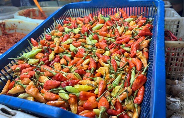 Harga pangan Rabu: Bawang merah Rp43.850/kg, cabai rawit Rp66.350/kg