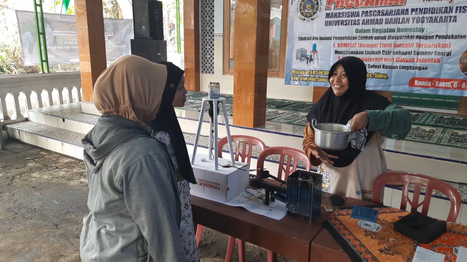 Gas elpiji 3Kg sulit didapat, Guru SMP buat kompor berbahan bakar limbah oli dan minyak goreng