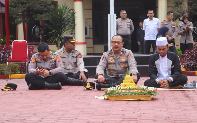 Polres Langkat gelar tradisi punggahan sambut puasa Polres Langkat gelar tradisi punggahan sambut puasa