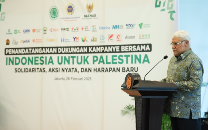Kemlu, BAZNAS, MUI, dan LSM targetkan penggalangan dana Rp3,2 triliun untuk Palestina Kemlu, BAZNAS, MUI, dan LSM targetkan penggalangan dana Rp3,2 triliun untuk Palestina