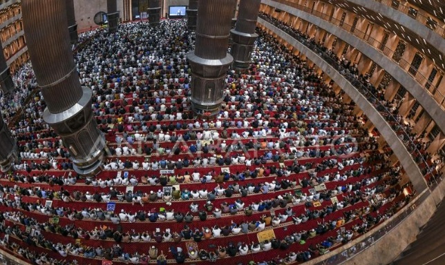 Masjid Istiqlal siap gelar tarawih perdana Ramadhan 1446 Hijriah Masjid Istiqlal siap gelar tarawih perdana Ramadhan 1446 Hijriah