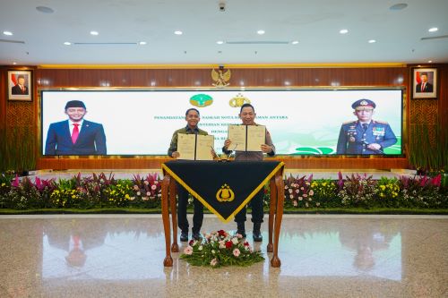 Kapolri dan Menhut perkuat kerjasama lindungi hutan Kapolri dan Menhut perkuat kerjasama lindungi hutan
