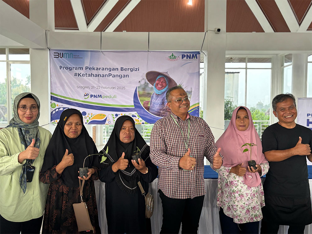 Rumah Pangan PNM hadir di Sragen, nasabah dilatih intensif merawat bibit produktif