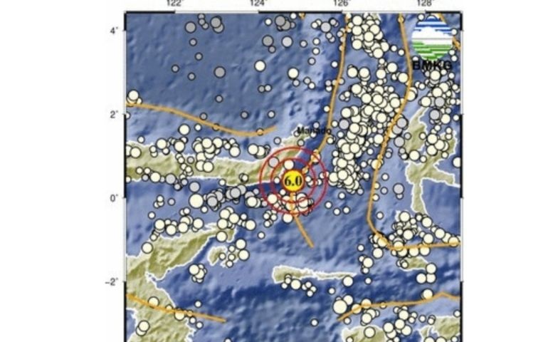 BMKG: Gempa 6,0 guncang Kota Manado pada Rabu pagi BMKG: Gempa 6,0 guncang Kota Manado pada Rabu pagi