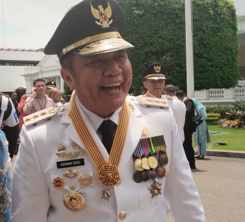 Usai dilantik, ini tekad Gubernur Sumsel  Herman Deru