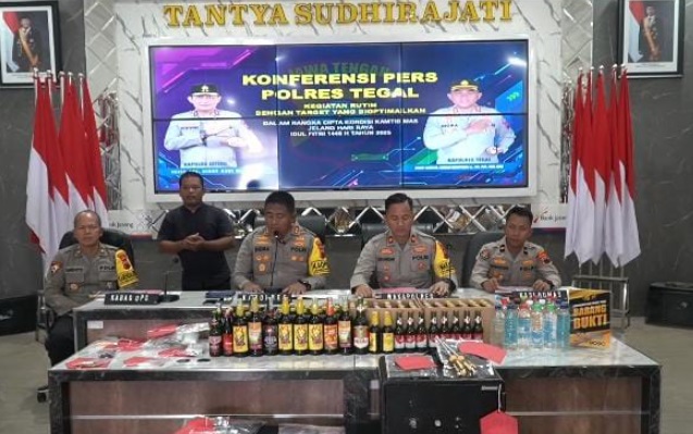 Jelang Ramadan, Polisi amankan pelaku kejahatan di Kabupaten Tegal Jelang Ramadan, Polisi amankan pelaku kejahatan di Kabupaten Tegal