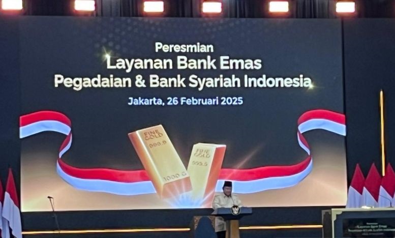 Presiden Prabowo resmikan Bank Emas pertama di Indonesia Presiden Prabowo resmikan Bank Emas pertama di Indonesia