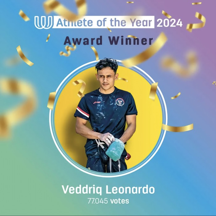 Veddriq Leonardo terpilih jadi Athlete of the Year 2024