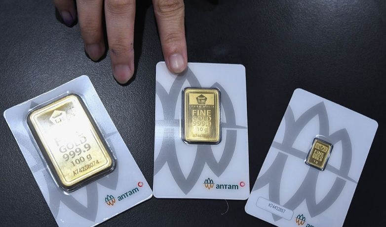 Harga emas Antam naik jadi Rp1,692 juta per gram