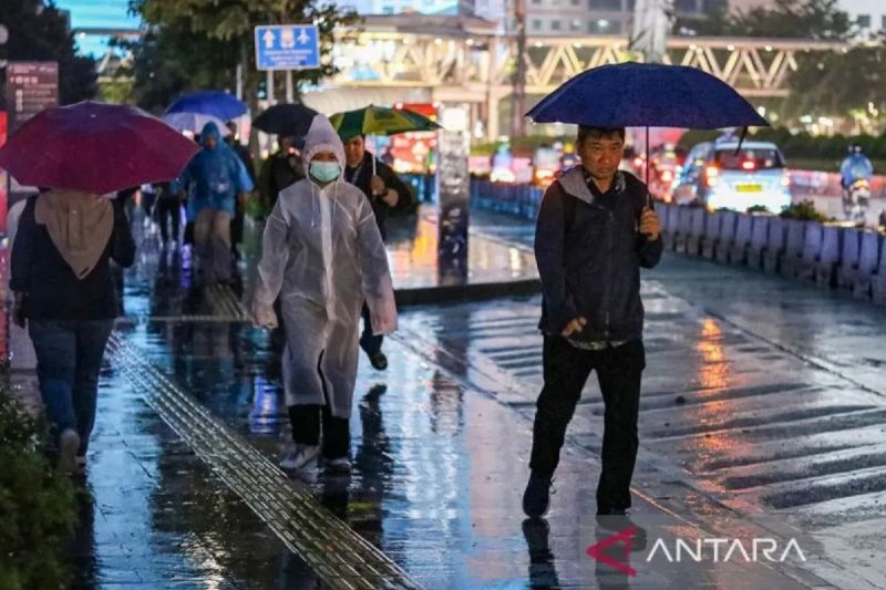 BMKG: Berbagai wilayah di Indonesia diguyur hujan pada Senin