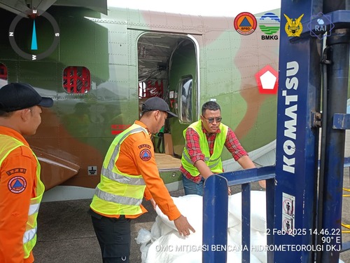 Hari Ke-2 Operasi Modifikasi Cuaca, reduksi bencana Jakarta