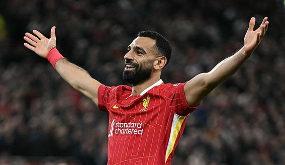 Top skor Liga Inggris: Salah nyaman di puncak Top skor Liga Inggris: Salah nyaman di puncak
