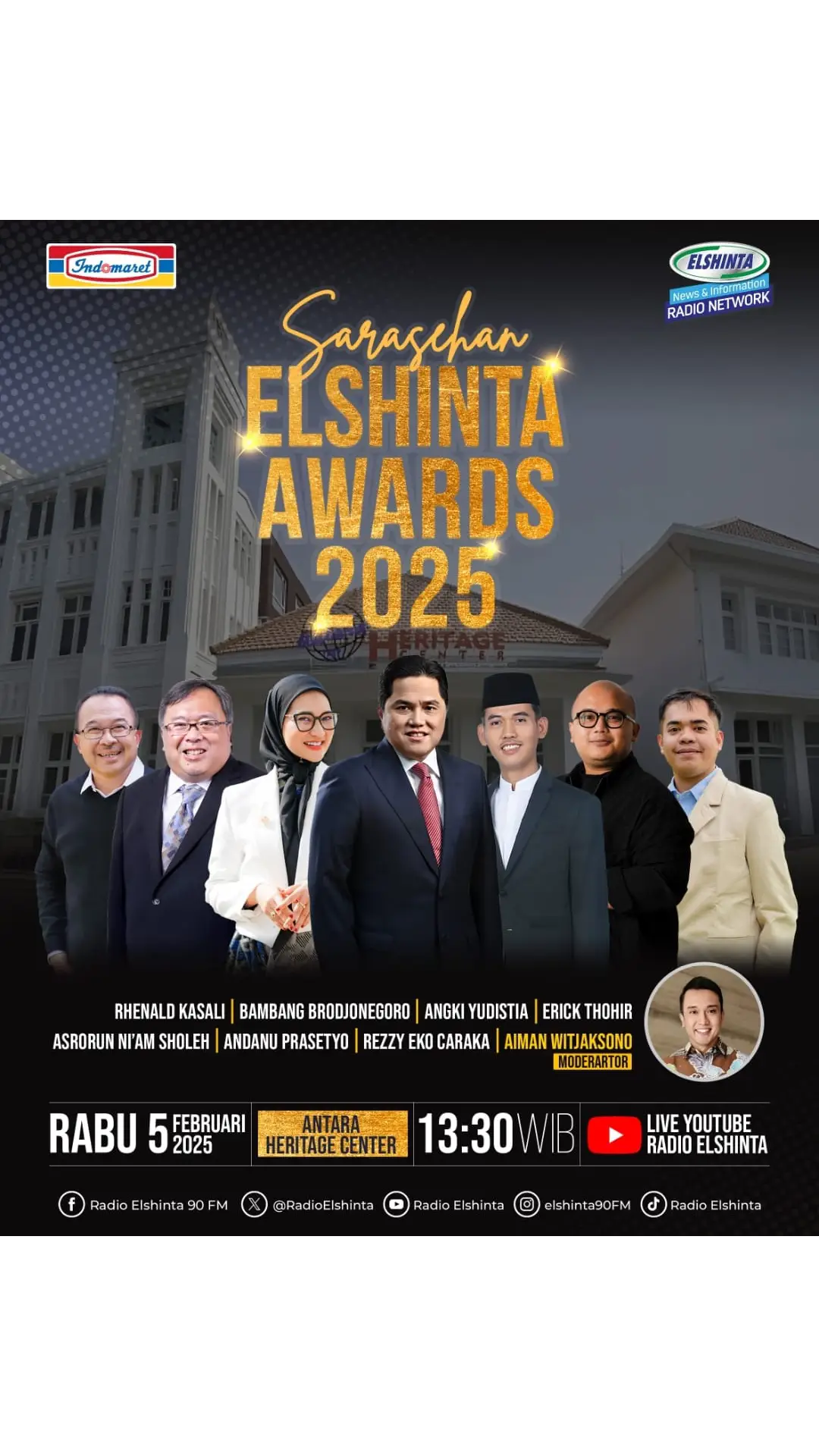 SARASEHAN & ELSHINTA AWARDS 2025 SARASEHAN & ELSHINTA AWARDS 2025