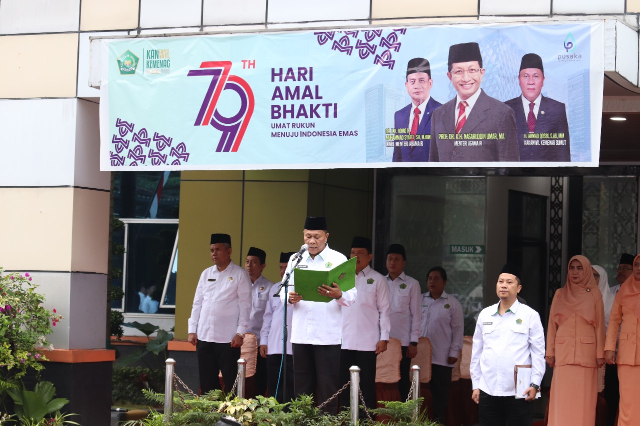 Semarak HAB ke-79 Kemenag, Umat rukun menuju Indonesia emas dan upaya dukung asta cita Semarak HAB ke-79 Kemenag, Umat rukun menuju Indonesia emas dan upaya dukung asta cita