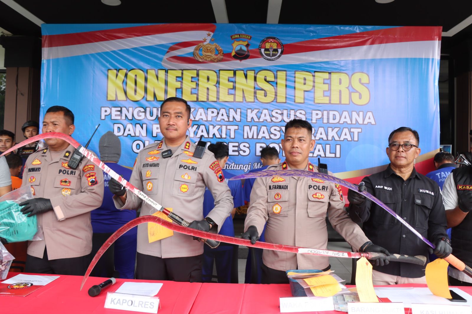 Beri rasa aman, Polres Boyolali ungkap sejumlah kasus tindak pidana Beri rasa aman, Polres Boyolali ungkap sejumlah kasus tindak pidana