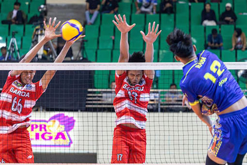 Surabaya Samator kandaskan Jakarta Garuda di dua set akhir Surabaya Samator kandaskan Jakarta Garuda di dua set akhir