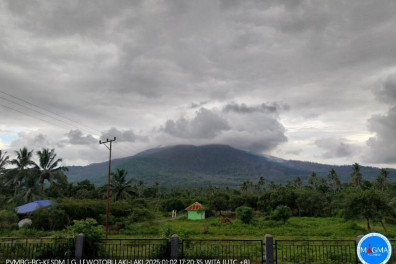 PVMBG imbau warga waspadai banjir lahar Gunung Lewotobi Laki-laki PVMBG imbau warga waspadai banjir lahar Gunung Lewotobi Laki-laki