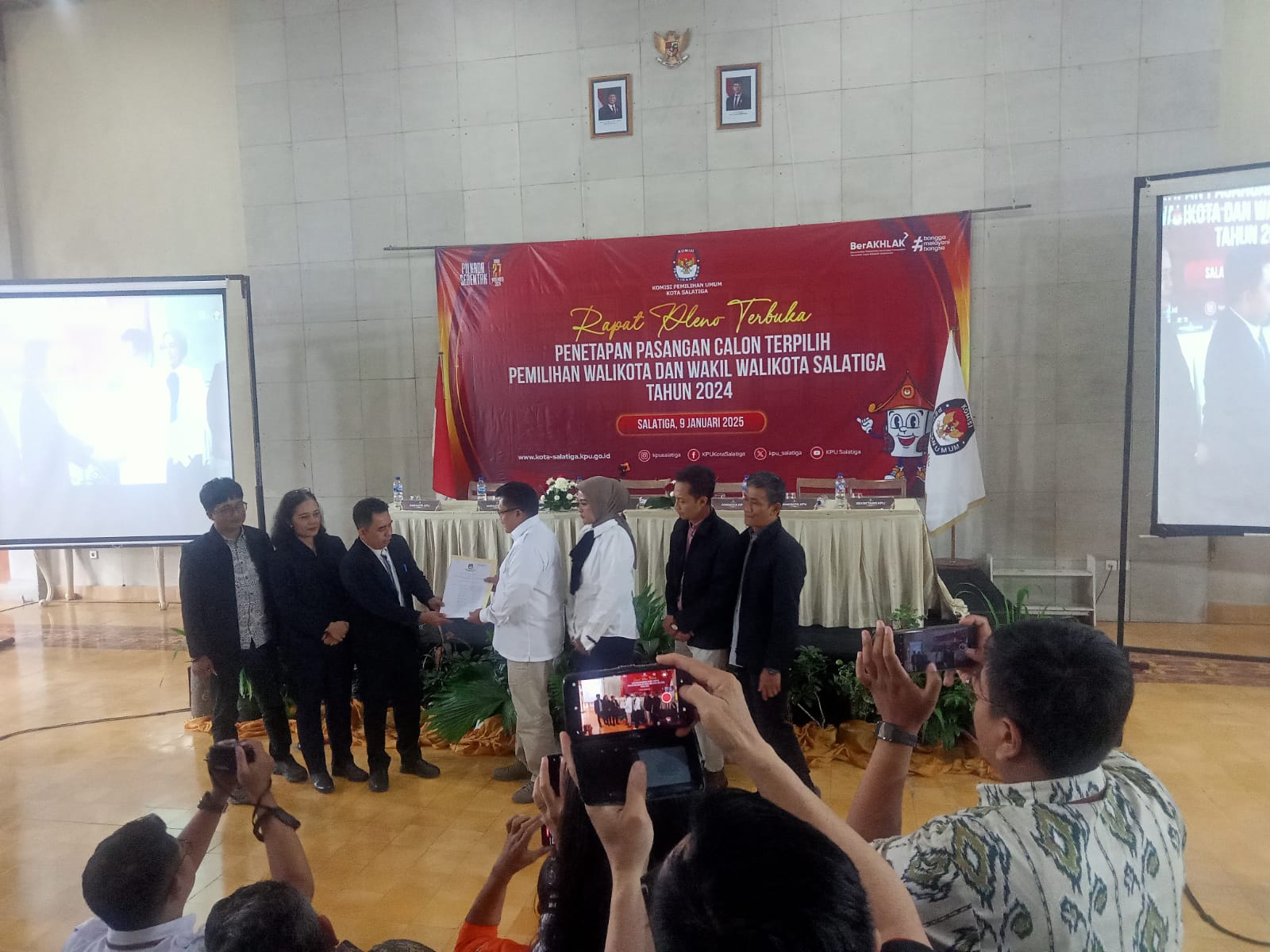 Penetapan wali kota/wakil wali kota Salatiga terpilih dijaga ketat aparat kepolisian