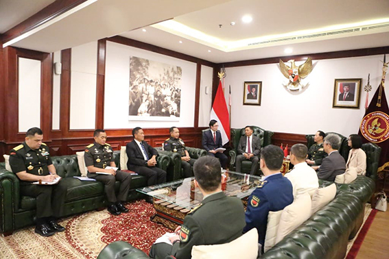 Panglima TNI dampingi Menhan terima kunjungan Kepala Staf Gabungan Militer Tiongkok