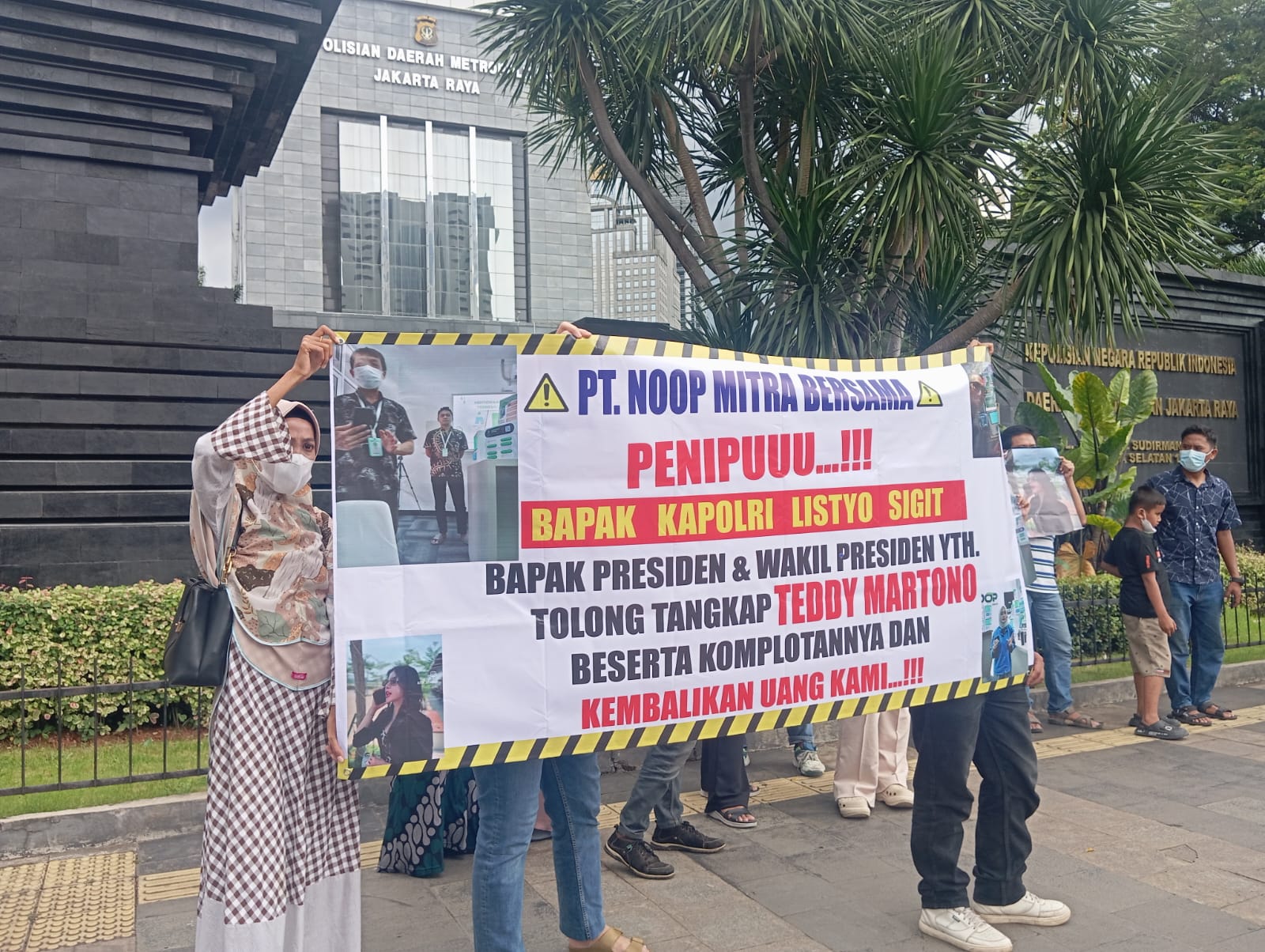 Korban investasi bodong Join Noop meminta Polda Metro Jaya segera usut hingga tuntas