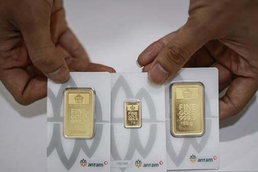 Harga emas Antam turun tipis jadi Rp1,539 juta per gram Harga emas Antam turun tipis jadi Rp1,539 juta per gram