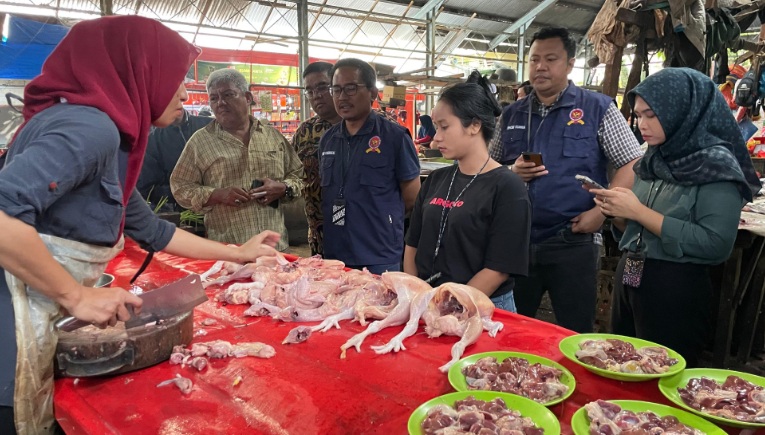 KPPU sidak pasar tradisional Medan KPPU sidak pasar tradisional Medan