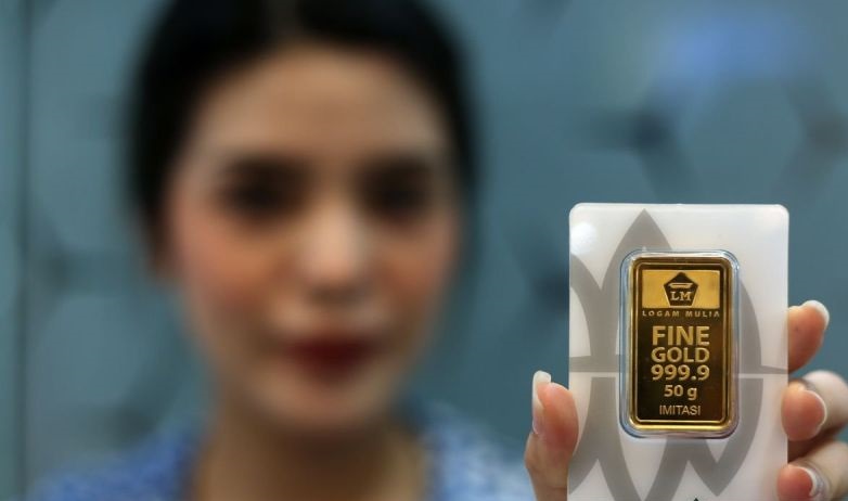 Harga emas Antam melonjak jadi Rp1,620 juta per gram