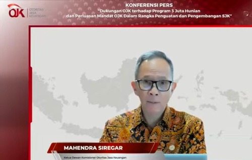 OJK dukung 3 juta hunian untuk rakyat penghasilan rendah