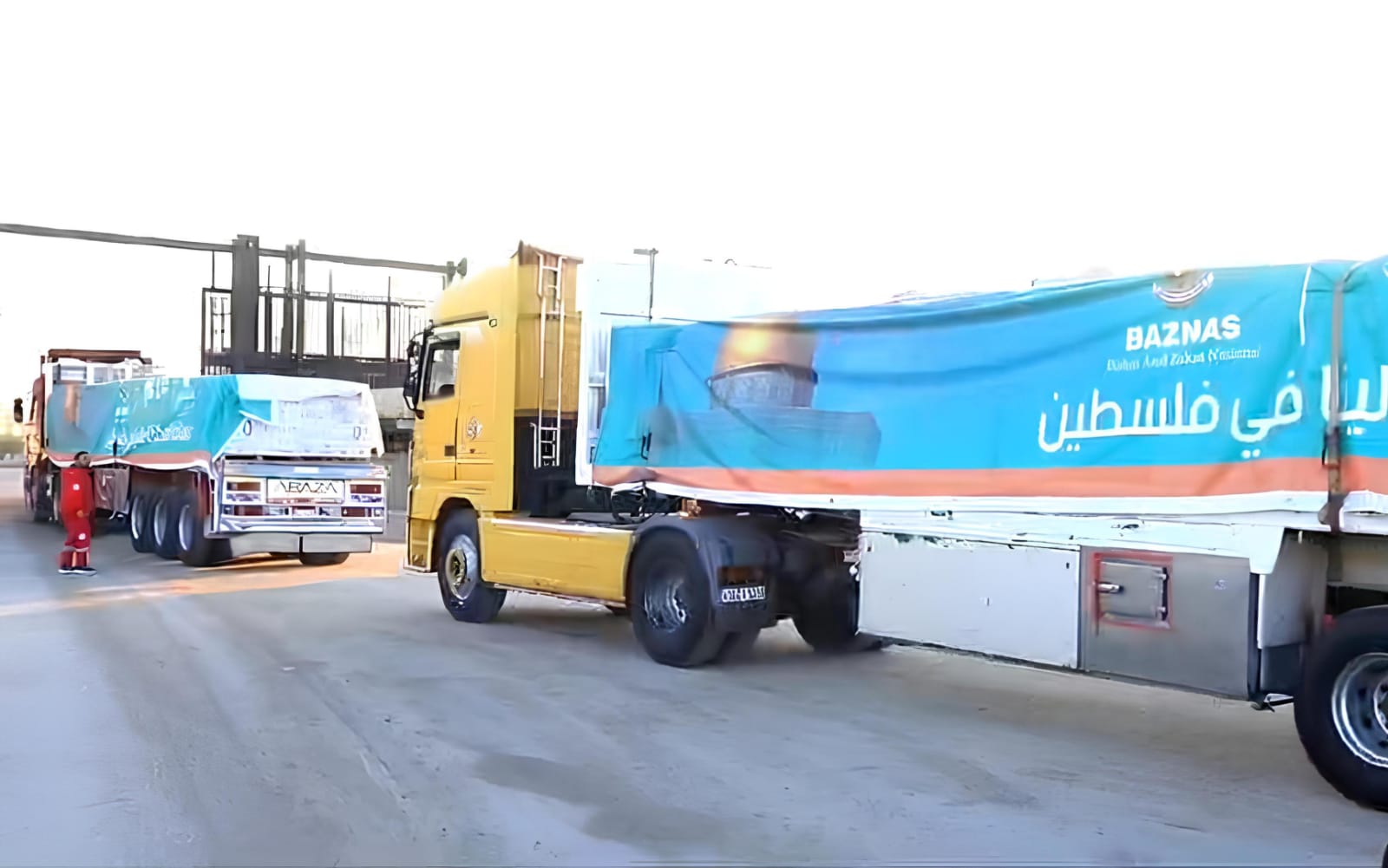 45 truk kontainer bantuan BAZNAS untuk warga Palestina masuki Gaza 45 truk kontainer bantuan BAZNAS untuk warga Palestina masuki Gaza