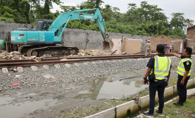 PT KAI Divre I Sumut tertibkan 130 bangunan untuk pembangunan Stasiun Helvetia PT KAI Divre I Sumut tertibkan 130 bangunan untuk pembangunan Stasiun Helvetia