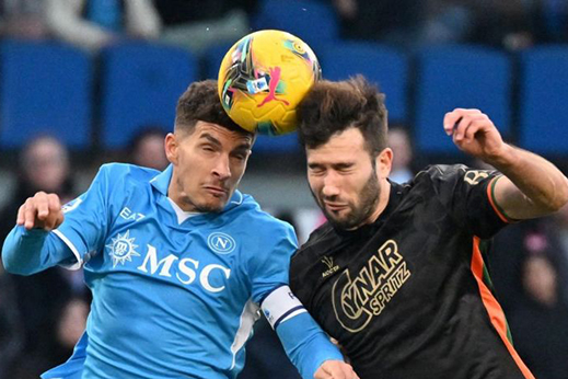 Klasemen Liga Italia: Napoli kembali ke puncak, Roma tekuk Lazio