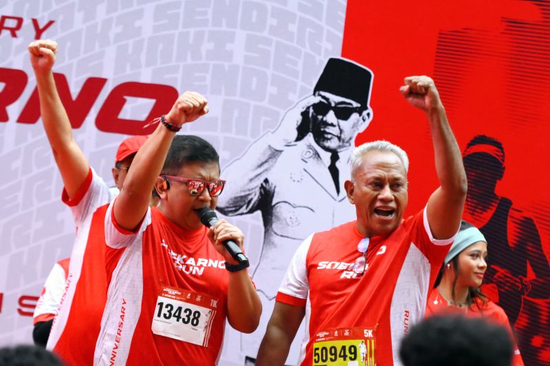 PDI Perjuangan hadirkan KPK pada Soekarno Run 2025 PDI Perjuangan hadirkan KPK pada Soekarno Run 2025