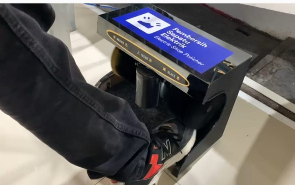 PT KAI Daop 6 hadrikan alat pembersih sepatu elektrik di stasiun Yogyakarta PT KAI Daop 6 hadrikan alat pembersih sepatu elektrik di stasiun Yogyakarta