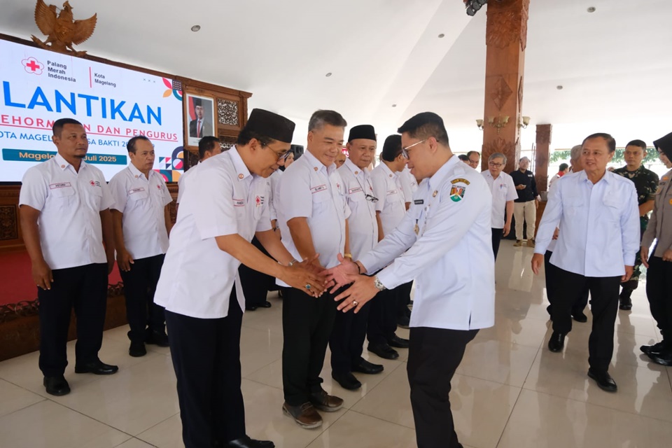 Pengurus PMI Kota Magelang 2024–2029 dilantik, Damar tekankan integritas dan kejujuran Pengurus PMI Kota Magelang 2024–2029 dilantik, Damar tekankan integritas dan kejujuran