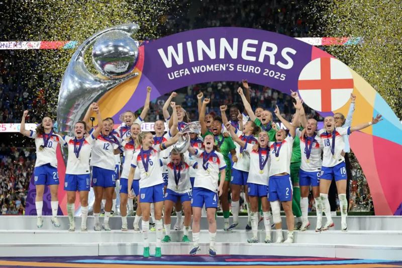 Menang adu penalti, Timnas Inggris pertahankan gelar juara Euro Wanita Menang adu penalti, Timnas Inggris pertahankan gelar juara Euro Wanita